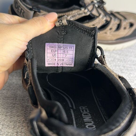 Mephisto Allrounder Men's Maroon Praline Nubuck Leather Sandal - Picture 8 of 9